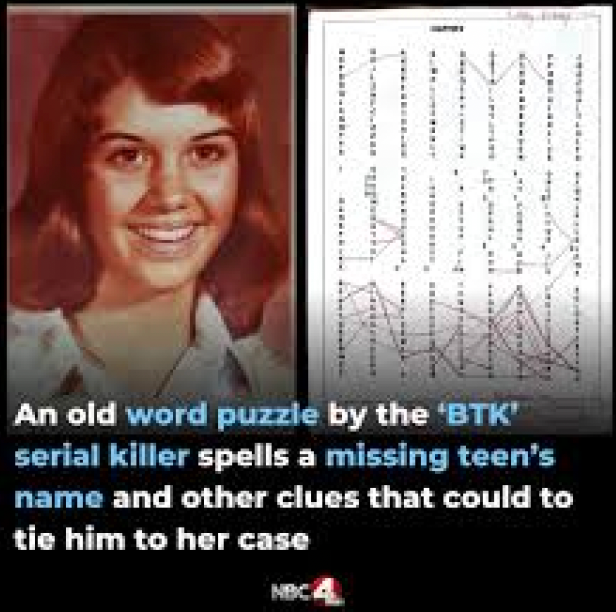 Cynthia Dawn Kinney and connection made by Osage County in 2023 to the word puzzle.